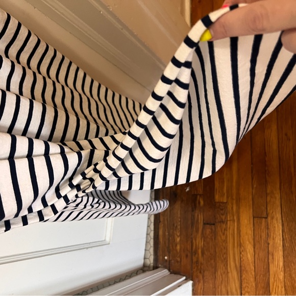 2X lands end long women’s dress, black and white stripes - Picture 4 of 4